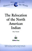 The Relocation of the North American Indian cover