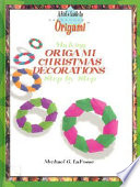 Making Origami Christmas Decorations Step by Step cover