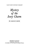 The Mystery of the Ivory Charm cover