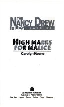 High Marks for Malice cover