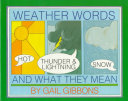 Weather Words and What They Mean cover