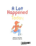 A Lot Happened Today cover