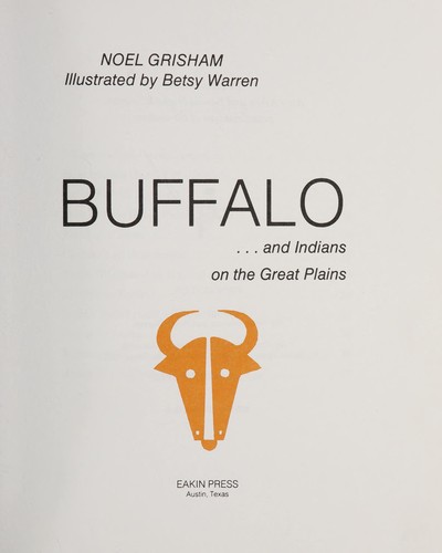 Buffalo and Indians on the Great Plains cover