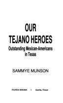 Our Tejano Heroes cover