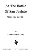 At the Battle of San Jacinto with Rip Cavitt cover