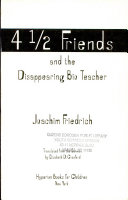 4 1/2 Friends and the Disappearing Bio Teacher cover