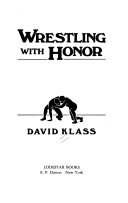 Wrestling with Honor cover
