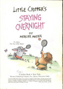 Little Critter's Staying Overnight cover