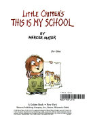 Little Critter's This Is My School cover