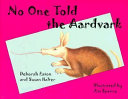 No One Told the Aardvark cover