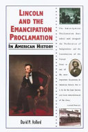 Lincoln and the Emancipation Proclamation in American History cover