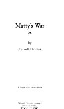 Matty's War cover