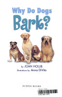Why Do Dogs Bark? cover