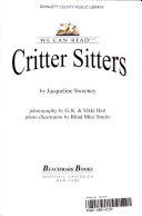 Critter Sitters cover