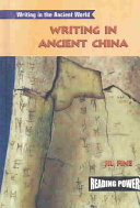 Writing in Ancient China cover