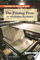 The Printing Press: An Information Revolution cover