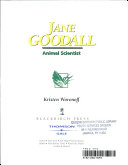 Jane Goodall: Animal Scientist cover