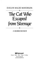 The Cat Who Escaped from Steerage cover