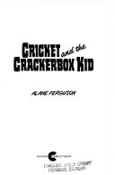Cricket and the Crackerbox Kid cover