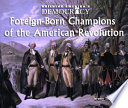 Foreign-Born Champions of the American Revolution cover