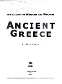 Ancient Greece (History of Weapons & Warfare) cover