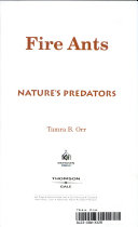 Fire Ants (Nature's Predators) cover