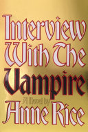 Interview with the Vampire cover