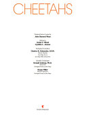 Cheetahs (Creative Ed.) cover