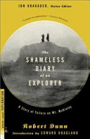 The Shameless Diary of an Explorer: A Story of Failure on Mt. McKinley cover