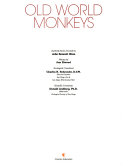 Old World Monkeys (Creative Ed.) cover