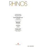 Rhinos (Creative Ed.) cover
