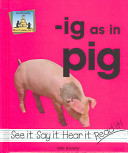 -ig as in Pig cover