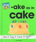 -ake as in Cake cover