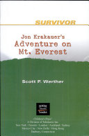 Jon Krakauer's Adventure on Mt. Everest cover