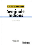 Seminole Indians cover