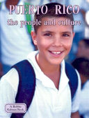 Puerto Rico: The People and Culture cover
