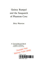Quincy Rumpel and the Sasquatch of Phantom Cove cover
