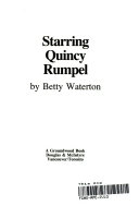 Starring Quincy Rumpel cover