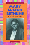Mary McLeod Bethune: Educator and Activist cover