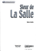 Sieur de La Salle cover
