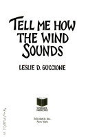 Tell Me How the Wind Sounds cover