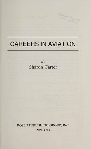 Careers in Aviation cover