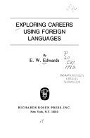 Exploring Careers Using Foreign Languages cover