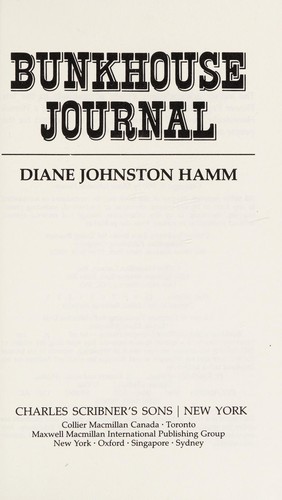 Bunkhouse Journal cover