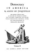 Democracy in America, Vol. 1 cover