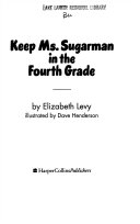 Keep Ms. Sugarman in the Fourth Grade cover
