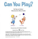 Can You Play? (Pictureback) cover