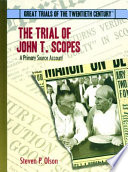 The Trial of John T. Scopes: A Primary Source Account cover
