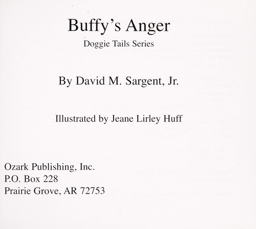 Buffy's Anger cover
