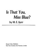 Is That You, Miss Blue? cover